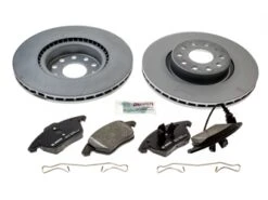 AAZ Preferred VWFTBRK2KIT Disc Brake Pad And Rotor Kit; Front; 312mm; KIT - Audi, VW