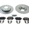 AAZ Preferred VWRRBRK1KIT Disc Brake Pad And Rotor Kit; Rear, 258mm - Audi, VW
